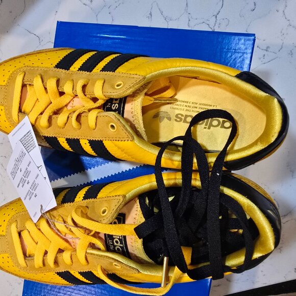 Adidas originals Women's japan Sneakers Crew Yellow / Core Black JI2665 size 7 - Picture 6 of 13